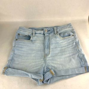 AE curvy high rise shorts